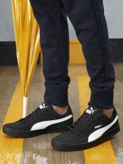 PUMA Men Black Smash Vulc Sneakers