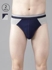 Roadster Men Pack Of 2 Solid Briefs RDST-BRF1-2PP-AM-New40