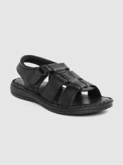 Roadster Men Black Comfort Sandals