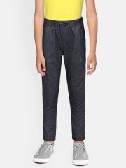 Tommy Hilfiger Boys Black AI Textured Joggers