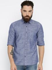 Wrangler Men Blue Casual Shirt