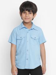 Oxolloxo Boys Blue Casual Shirt