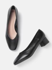 Allen Solly Women Black Solid Pumps