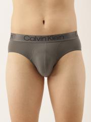 Calvin Klein Underwear Men Grey Solid Briefs NB15605GS