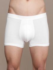 Calvin Klein Underwear Men White Solid Trunks NB2908100