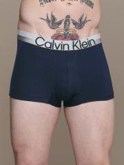 Calvin Klein Underwear Men Navy Blue Solid Trunks NB3026X0T