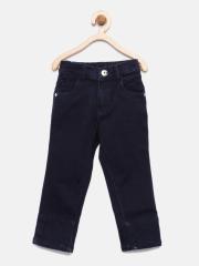 Gini and Jony Girls Navy Blue Stretchable Jeans