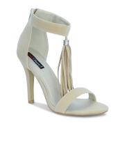 Get Glamr Women Beige Solid Stilettos