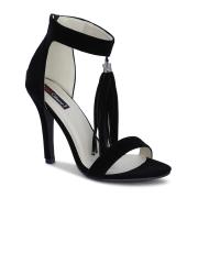 Get Glamr Women Black Solid Stilettos