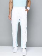 HRX by Hrithik Roshan Men White Solid Rapid-Dry & Antimicrobial Cricket Track Pants