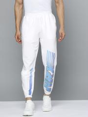 HRX By Hrithik Roshan Lifestyle Men Optic White Bio-Wash Solid Joggers