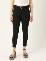 DressBerry Women Black Solid Denim Jeggings