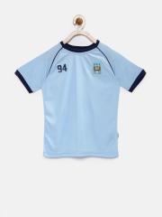 Manchester City FC Barcelona Boys Blue T-shirt