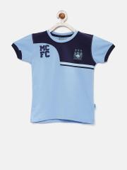 Manchester City FC Boys Blue Printed T-shirt