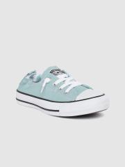 Converse Women Blue & White Solid Sneakers