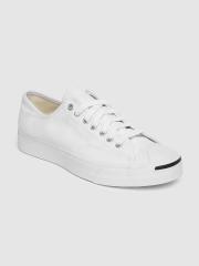 Converse Men White Solid Sneakers