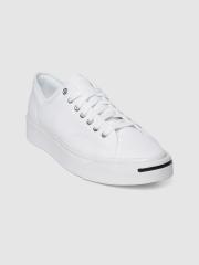 Converse Women White Solid Sneakers