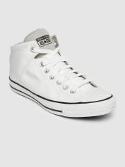 Converse Men White Mid-Top Sneakers