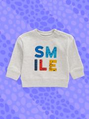 mothercare Boys Grey Printed Sweatshirt