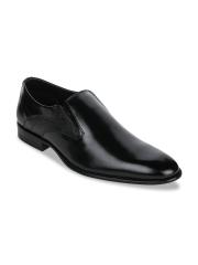 Liberty Men Black Solid Formal Shoes