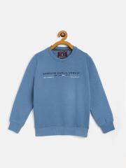 Monte Carlo Boys Blue Sweatshirt with Printed Detail