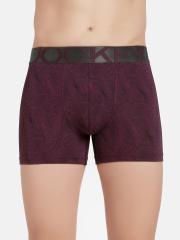 Jockey Men Burgundy & Black Printed Trunk IC30-0101-PRE06