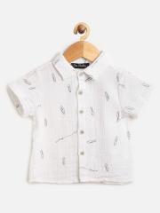 One Friday Boys Off White Casual Shirt