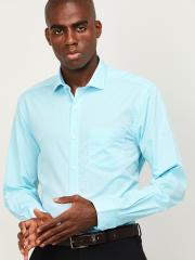 CODE by Lifestyle Men Cotton Blue Formal Shirt