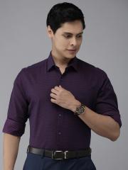 Arrow Men Purple Opaque Formal Shirt