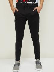 Kappa Men Black Solid Track Pant