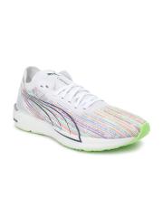 Puma Men White Textile Running Shoes