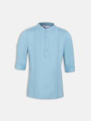 Oxolloxo Boys Teal Green Casual Shirt