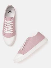 Kook N Keech Women Pink Solid Sneakers