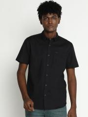 Wrangler Men Black Casual Shirt