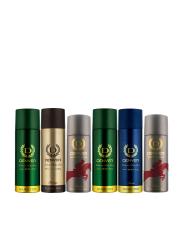 Denver Men Set of 4 Hamilton Deodorants & 2 Sporting Club Rider Deodorants