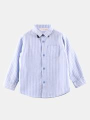 Beebay Boys Blue Striped Casual Shirt