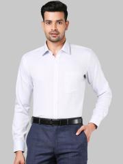 Raymond Men Grey Solid Formal Shirt