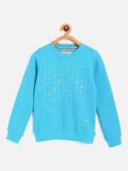 Monte Carlo Girls Blue Embellished Sweatshirt