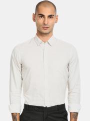 Arrow New York Men Beige Opaque Formal Shirt