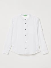 Bossini Boys White Opaque Casual Shirt