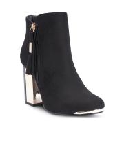 Truffle Collection Women Black Heeled Boots