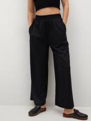 MANGO Women Black Trousers