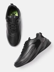 Kook N Keech Men Black Solid Sneakers