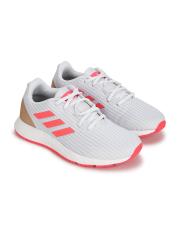 ADIDAS Women White Textile Running Shoes