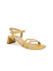 Inc 5 Women Yellow Block Sandals