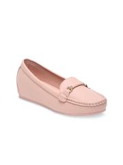 Flat n Heels Women Pink Loafers