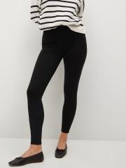 MANGO Women Black Solid Jeggings