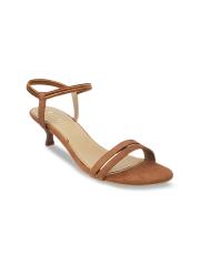 Wet Blue Women Tan Kitten Sandals