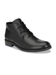 Delize Men Black Flat Boots