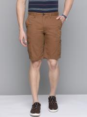 Indian Terrain Men Brown Slim Fit Shorts